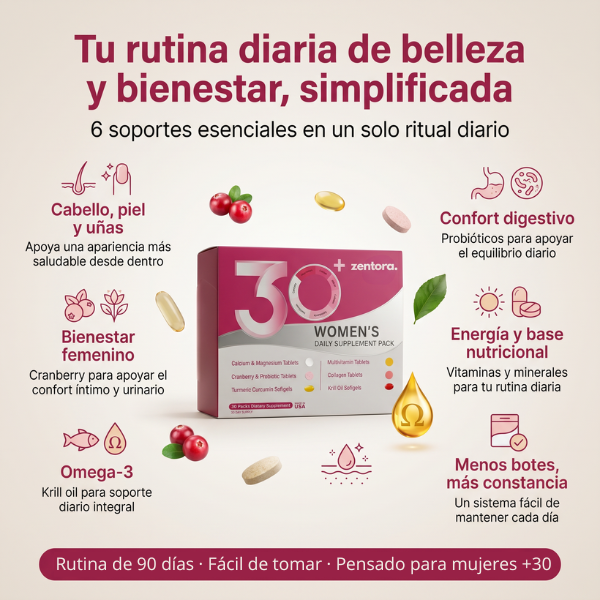 Zentora™ - Pack diario 6 en 1 para mujeres +30